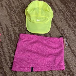 Nike Running Hat and bonus neck warmer